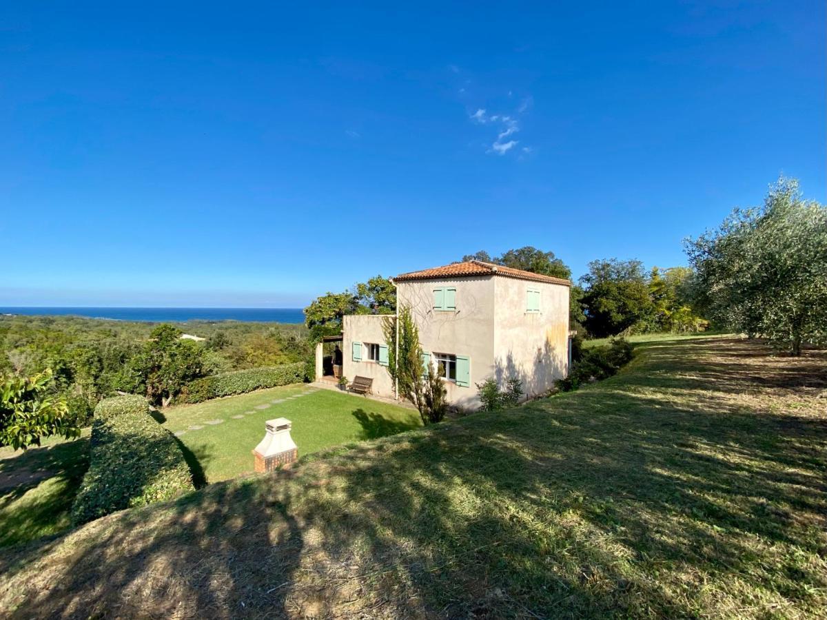 Domaine Punta Della Guardia Villa Vue Mer Dans Nature Protegee, Plage A 1,5 Km Сервион Екстериор снимка