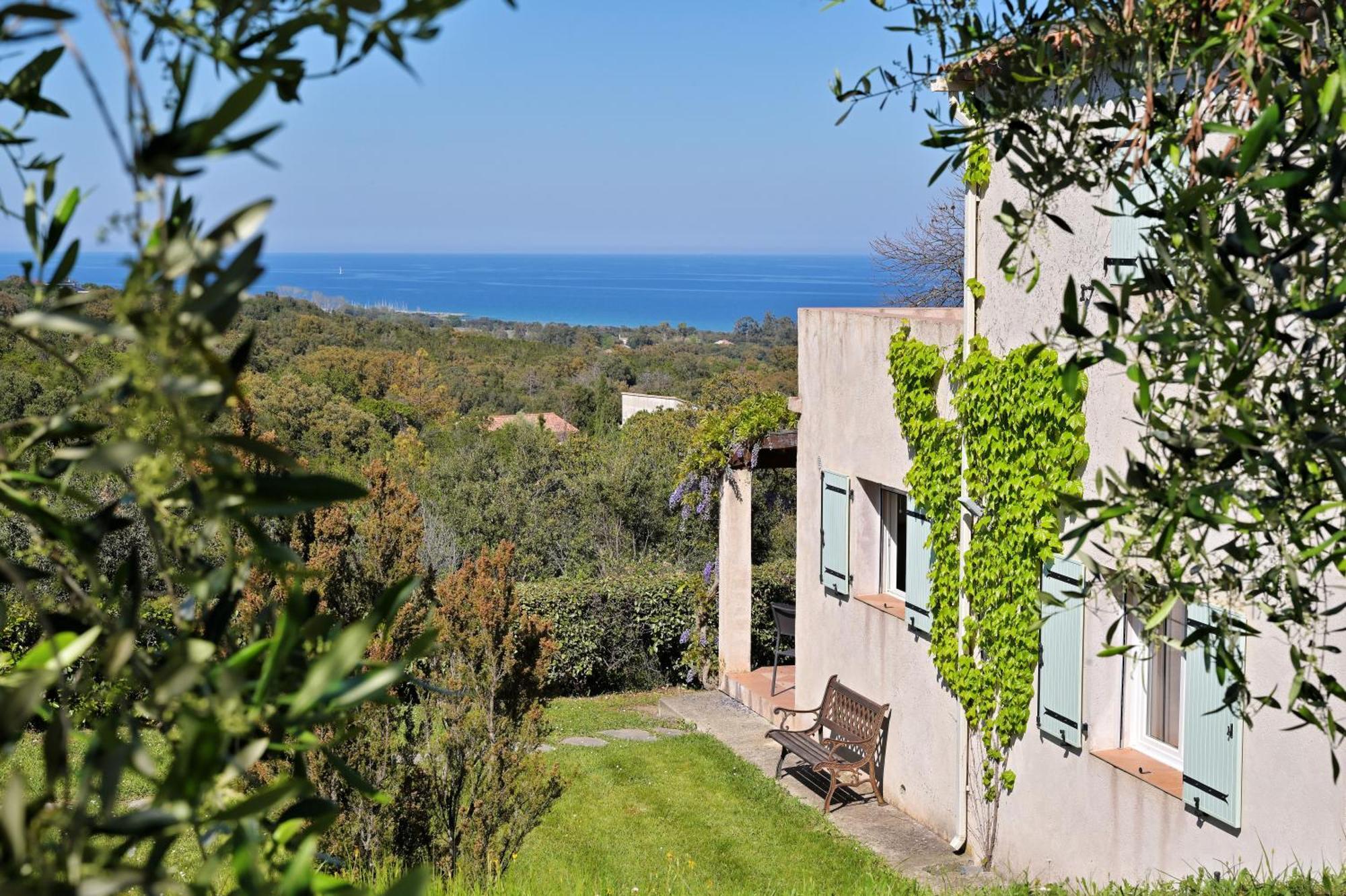 Domaine Punta Della Guardia Villa Vue Mer Dans Nature Protegee, Plage A 1,5 Km Сервион Екстериор снимка